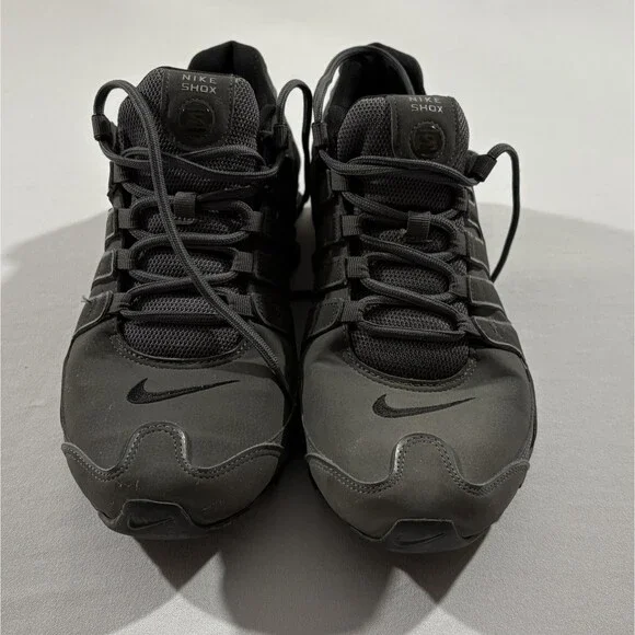 Nike Shox NZ Metal Grey Mens Athletic Sneakers Shoes 378341-059 Gym Run Sz 12 - Picture 3 of 11
